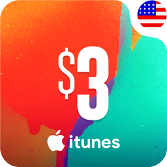 گیفت کارت 3 دلاری آیتونز USA