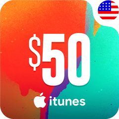 گیفت کارت 50 دلاری آیتونز USA