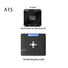 تصویر محصول ماژولهای یدک مجموعه شابلون مگنتی ماانت مخصوص CPU آیفون سری A15  - فروشگاه فون پارتس