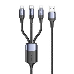 تصویر محصول کابل تبدیل USB به microUSB / USB-C / لایتنینگ یوسمز مدل U71  - فروشگاه فون پارتس