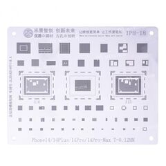 تصویر محصول شابلون میجینگ مدل IPH-18 مخصوص آیفون سری 14  - فروشگاه فون پارتس