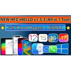 تصویر محصول بایپس ایکلود با آنتن - سرویس  HFZ iHello Premium, مدل دستگاه: آیفون 6S  - فروشگاه فون پارتس