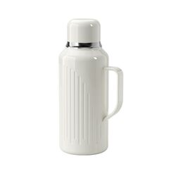 تصویر محصول فلاسک دوجداره همراه با دماسنج و لیوان, رنگ: بژ  - فروشگاه فون پارتس