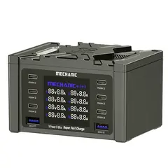 شارژر سریع Mechanic V-Power 8 Ultra با 8 پورت و نمایشگر دیجیتالشارژر سریع Mechanic V-Power 8 Ultra با 8 پورت و نمایشگر دیجیتال