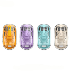 تصویر محصول ماوس بی سیم شفاف بلوتوث XO مدل M12, رنگ: سفید  - فروشگاه فون پارتس