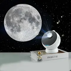 تصویر محصول پروژکتور کهکشانی 3D مدل پلانتاریوم با نور ستاره‌ای و طراحی رومیزی  - فروشگاه فون پارتس