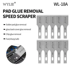 تصویر محصول ست تیغه و ابزار جداسازی چسب WYLIE مدل WL-18A (10 عددی)  - فروشگاه فون پارتس