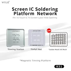 تصویر محصول شابلون مگنتی آی سی صفحه‌نمایش آیفون WYLIE مدل K51  - فروشگاه فون پارتس