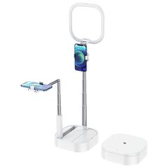 چراغ حلقه LED چند منظوره ZB240 (با نگهدارنده تلفن همراه دوگانه)