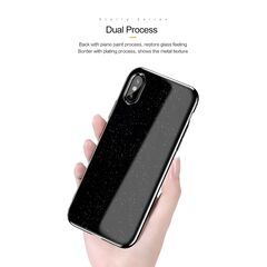 کاور یوسمز مدل استاری مناسب iPhone سری 8 پلاس, مدل دستگاه: آیفون 8 پلاس, رنگ: مشکی