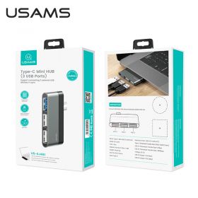 هاب 3 پورت USB-C یوسمز مدل US-SJ463