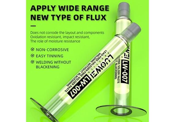 تصویر محصول خمیر فلاکس LUOWEI مدل LW-007 تصویر شماره 5 , - فروشگاه فون پارتس