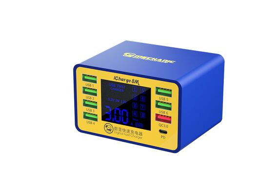 تصویر محصول شارژر چندمنظوره مکانیک مدل iCharger 8M تصویر شماره 2 , - فروشگاه فون پارتس