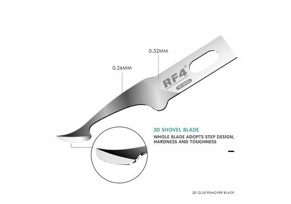 تصویر محصول تیغ و براش RF4 مدل RF-KB11 با سری قابل تعویض تصویر شماره 3 , - فروشگاه فون پارتس