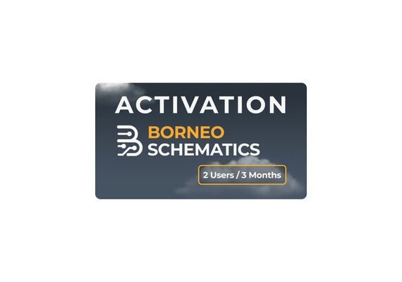 تصویر محصول ابزار شماتیک بورنئو سه ماهه ( دو یوزر )  - فروشگاه فون پارتس