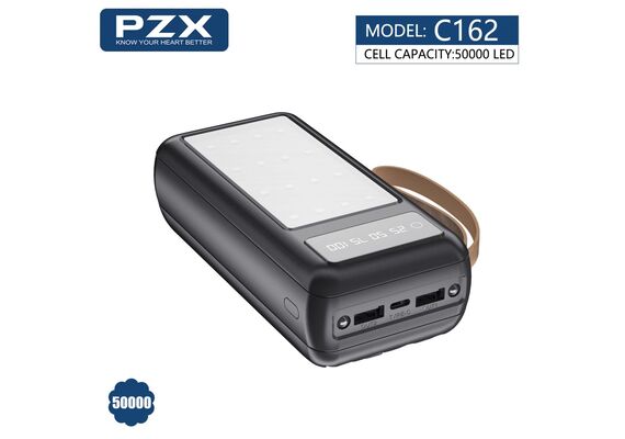 پاوربانک PZX مدل C162 ظرفیت 50000 میلی‌ آمپر
