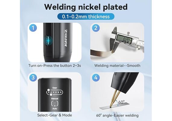 تصویر محصول دستگاه جوش باتری AWITHZ مدل H1 تصویر شماره 5 , - فروشگاه فون پارتس