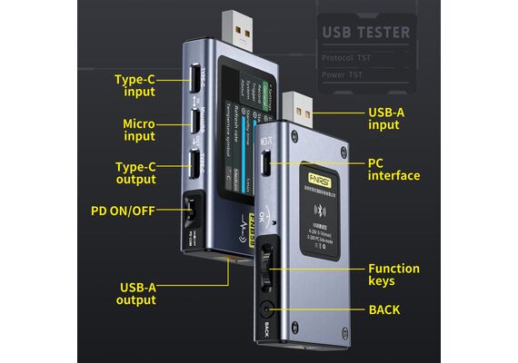 تصویر محصول تستر USB فنیرسی مدل FNB58 بلوتوث تصویر شماره 7 , - فروشگاه فون پارتس