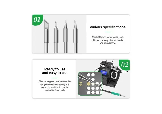 تصویر محصول نوک هویه Relife سری T245, نوع نوک هویه: T245-SK تصویر شماره 5 , - فروشگاه فون پارتس