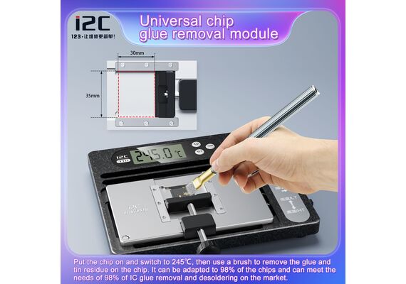 تصویر محصول پری هیتر i2C مدل T18 - همراه با ماژول برداشتن چسب تصویر شماره 4 , - فروشگاه فون پارتس