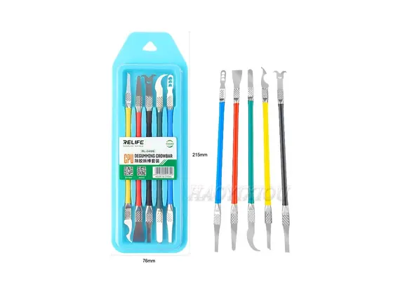 تصویر محصول ابزار چند منظوره تمیز کردن چسب دور سی پی یو Relife مدل RL-049B  - فروشگاه فون پارتس