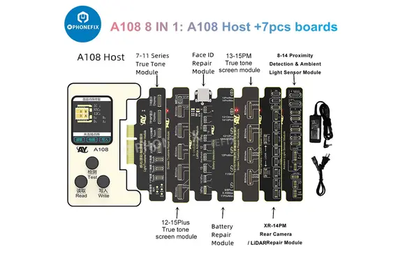 پروگرامر AY A108 همراه با 7 ماژول - فول ست