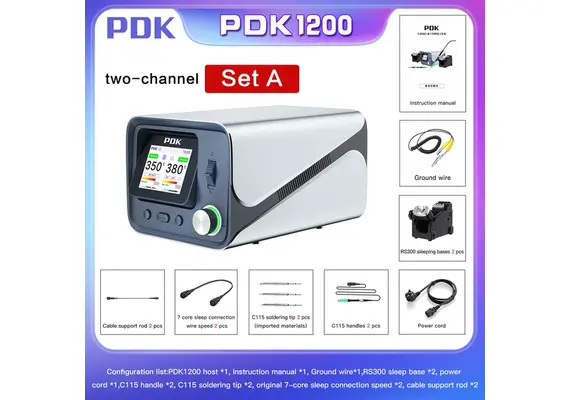 تصویر محصول هویه هوشمند دوقلوی  PDK1200 300W تصویر شماره 7 , - فروشگاه فون پارتس