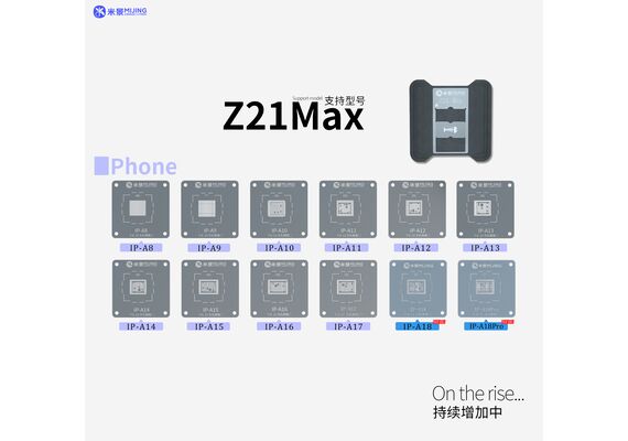 تصویر محصول شابلون مگنتی سی پی یو میجینگ مدل Z21MAX (پشتیبانی از A8 تا A18 Pro)  - فروشگاه فون پارتس