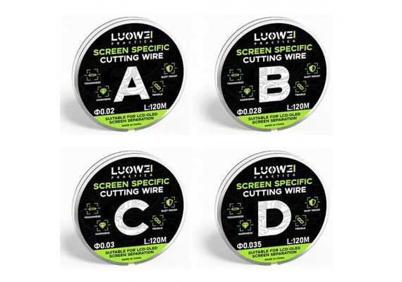 تصویر محصول سیم جدا کردن تاچ LUOWEI, میزان ضخامت: 0.02 میلی متر  - فروشگاه فون پارتس