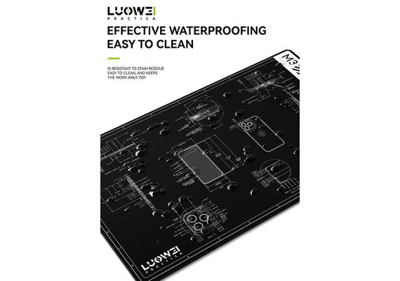 تصویر محصول صفحه کار چندمنظوره ضد حرارت LUOWEI مدل LW-M3 تصویر شماره 3 , - فروشگاه فون پارتس