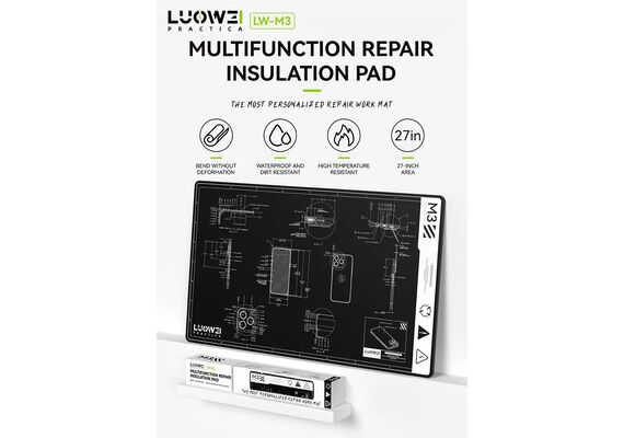 تصویر محصول صفحه کار چندمنظوره ضد حرارت LUOWEI مدل LW-M3 تصویر شماره 8 , - فروشگاه فون پارتس