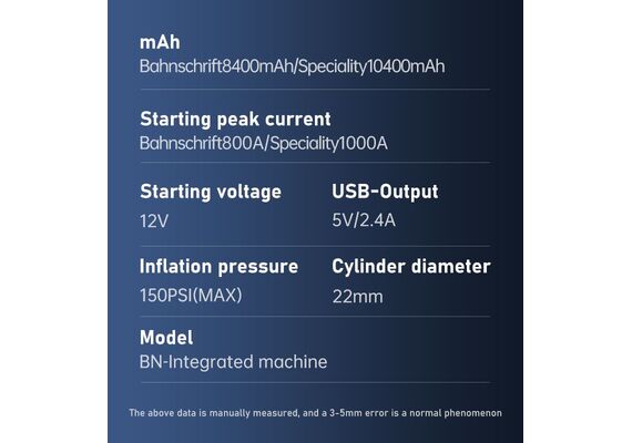 پمپ باد و شوکر باتری ماشین BUWEI مدل BN03