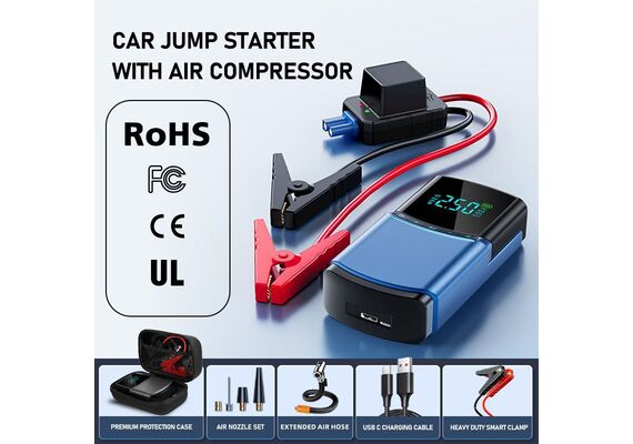 پمپ باد و شوکر باتری ماشین BUWEI مدل BN03