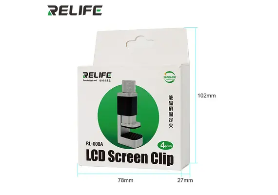 تصویر محصول گیره ثابت کننده صفحه نمایش RELIFE مدل RL-008A (بسته 4 عددی) تصویر شماره 8 , - فروشگاه فون پارتس