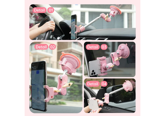 تصویر محصول نگهدارنده تلفن همراه Lanparte مدل UBA-01, رنگ: صورتی تصویر شماره 6 , - فروشگاه فون پارتس