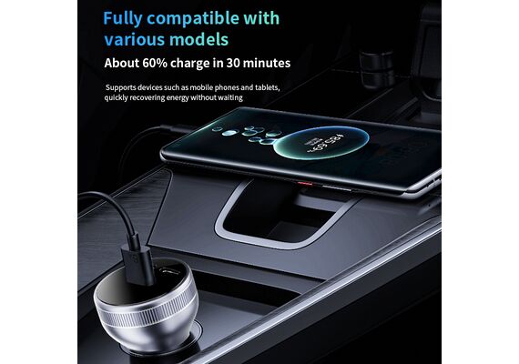 شارژر فندکی 65 وات PZX مدل C966