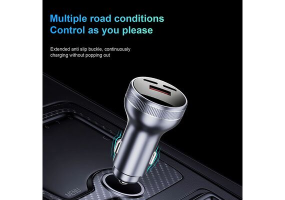 شارژر فندکی 65 وات PZX مدل C966