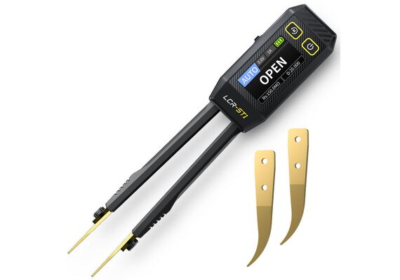 تستر حرفه‌ای مقاومت، خازن، سلف و دیود - LCR-ST1 Mini Smart Tweezer