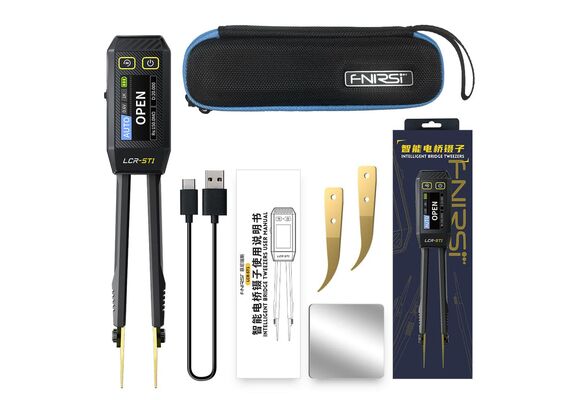 تستر حرفه‌ای مقاومت، خازن، سلف و دیود - LCR-ST1 Mini Smart Tweezer