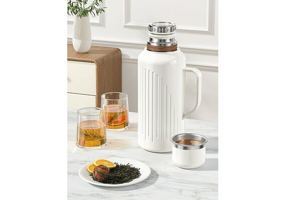 تصویر محصول فلاسک دوجداره همراه با دماسنج و لیوان, رنگ: قرمز تصویر شماره 6 , - فروشگاه فون پارتس