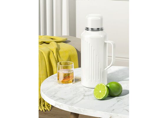 تصویر محصول فلاسک دوجداره همراه با دماسنج و لیوان, رنگ: بژ تصویر شماره 10 , - فروشگاه فون پارتس