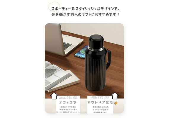 تصویر محصول فلاسک دوجداره همراه با دماسنج و لیوان, رنگ: قرمز تصویر شماره 14 , - فروشگاه فون پارتس