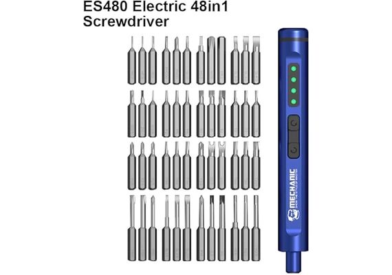 تصویر محصول ست پیچ‌گوشتی شارژی مکانیک مدل ES480 با 48 بیت تصویر شماره 3 , - فروشگاه فون پارتس