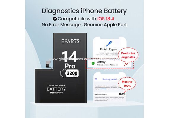 باتری دیاگ اپل آیفون - Diagnostics Battery, مدل دستگاه: آیفون 12 / 12 پرو, حجم باتری: معمولی, 2 image