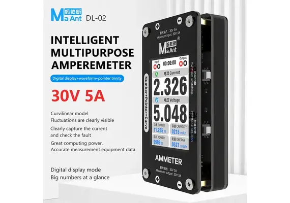 تصویر محصول آمپرمتر هوشمند چندمنظوره ماانت مدل DL-02 تصویر شماره 2 , - فروشگاه فون پارتس