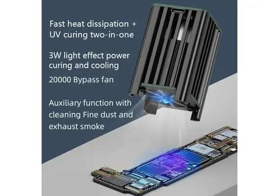 لامپ UV همراه با فن قدرتمند ماانت مدل MY-01