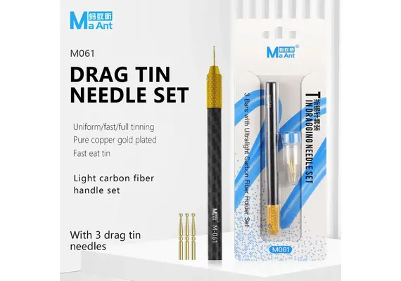 تصویر محصول سوزن لحیم‌کاری حرفه‌ای ماانت مدل M061  - فروشگاه فون پارتس