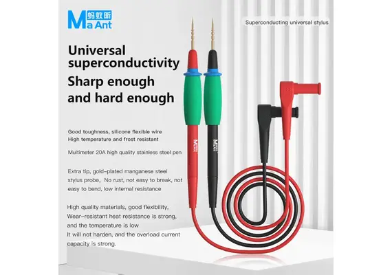 تصویر محصول پراب مولتی‌متر 1000 ولت / 20 آمپر ماانت مدل P22A تصویر شماره 4 , - فروشگاه فون پارتس