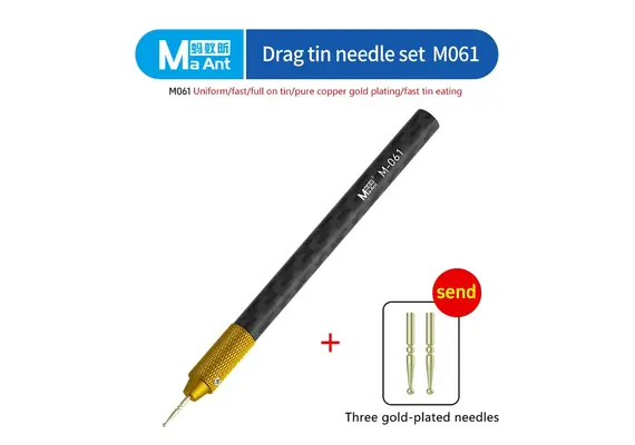 تصویر محصول سوزن لحیم‌کاری حرفه‌ای ماانت مدل M061 تصویر شماره 5 , - فروشگاه فون پارتس