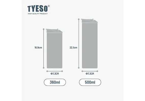 تصویر محصول تراول ماگ قفل دار تایسو - Tyeso, حجم: 360, رنگ: صورتی تصویر شماره 4 , - فروشگاه فون پارتس